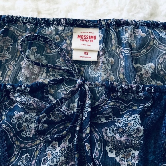 Mossimo polyester off the shoulder shirt size XS - Picture 3 of 8